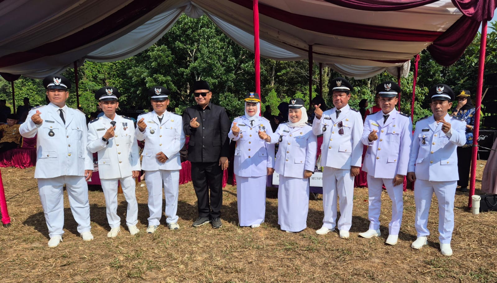 Upacara HUT RI ke-81 di Desa Sukalaba
